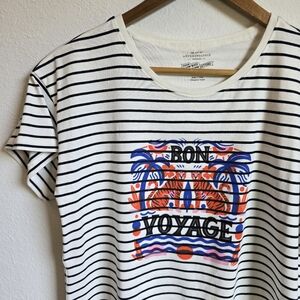 NWT Anyhro Striped Bon Voyage T-Shirt XS